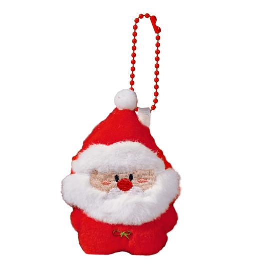 

Yousheng Christmas Tree Plush Ornaments Small Plush Santa/Tree/Wreath Christmas Hanging Ornaments Soft Mini Stuffed Toy for Xmas Tree Party Decor Santa Claus