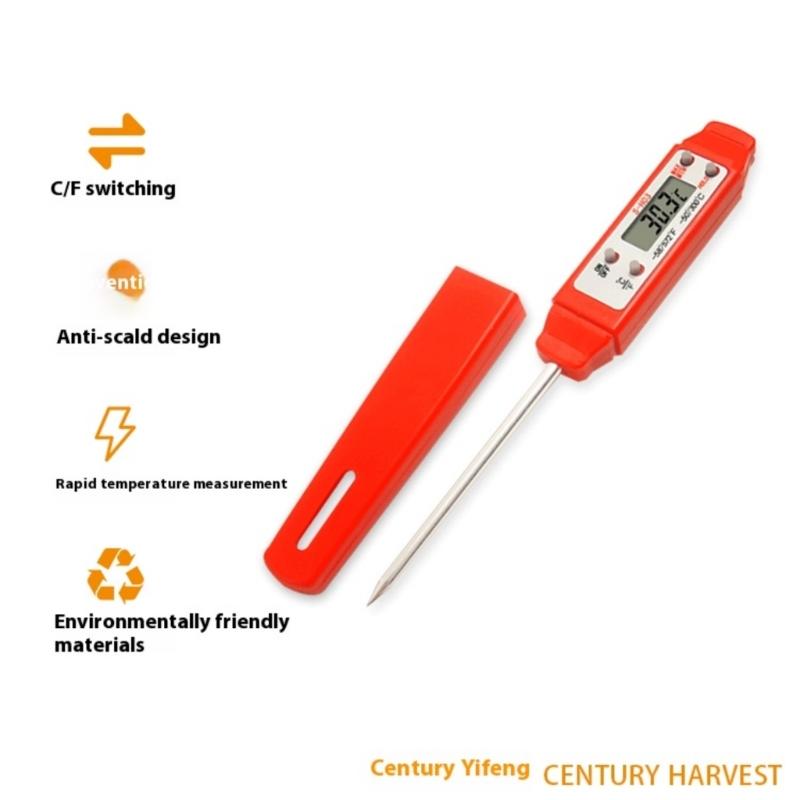 Convenient Water Temperature Meter Lightweight 50g Solid Design Mini Digital Temperature Sensors Kitchen Camping Essential