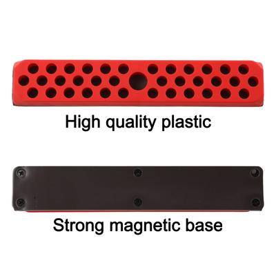 1 Pc Hex Bit Holder Organizer For 1/4inch Screwdriver 43 Holes Bit Storage Drill Bits Organizer Drill Bit Storage 180x20x31mm
