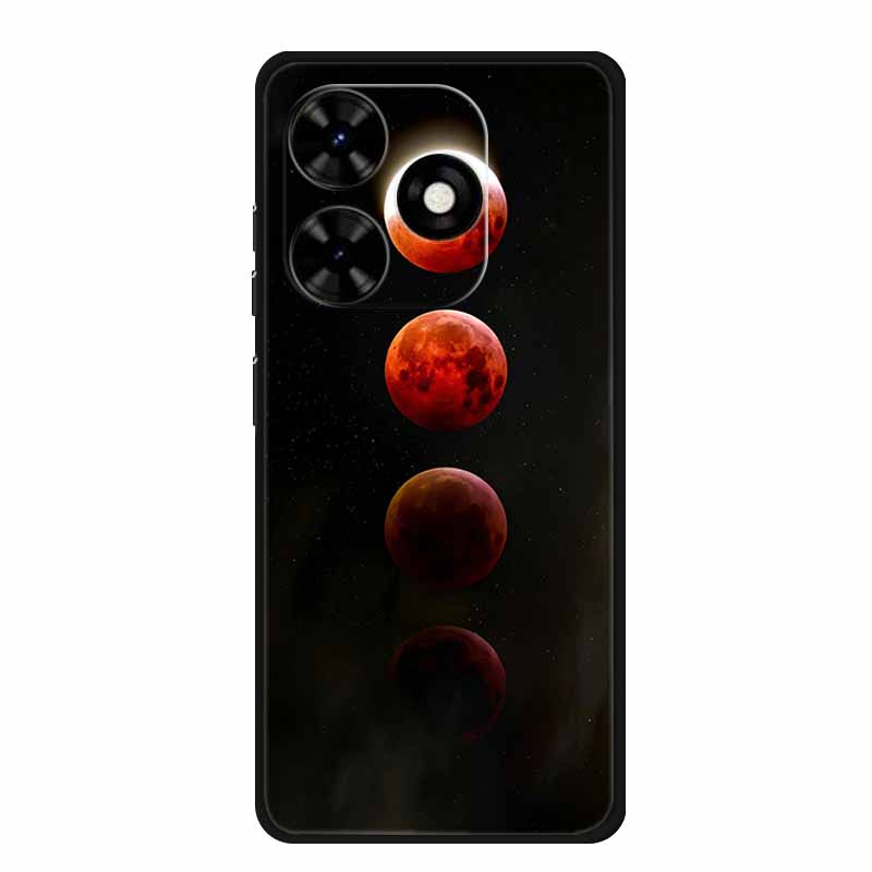 For Tecno Spark Go 2024 Case Luxury TPU Silicone Soft Back Cover Phone Cases for Tecno SparkGo 2024 BG6 Shockproof Flower Fundas