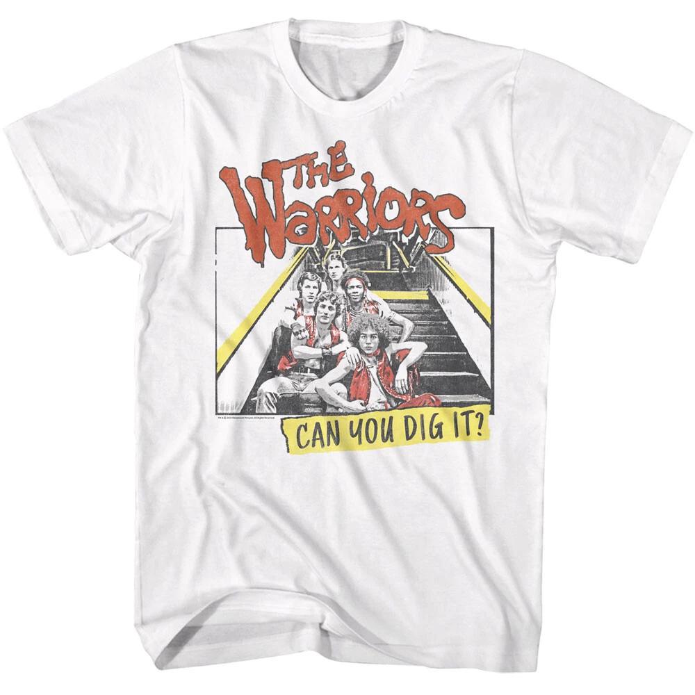 The Warriors Movie Sitting On Subway Stairs Can You Dig It Men s T Shirt L