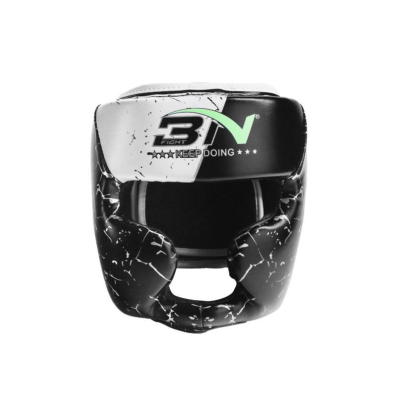 

Боксерский шлем BN + чехол на голову + полная защита головы, чехол для головы Sanda, защита для тайского бокса, детская тренировочная защита S 48-51cm