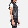 Waist Coat Women's Handmade Party Leather Button Stylish Western Vest Coat Black Lambskin