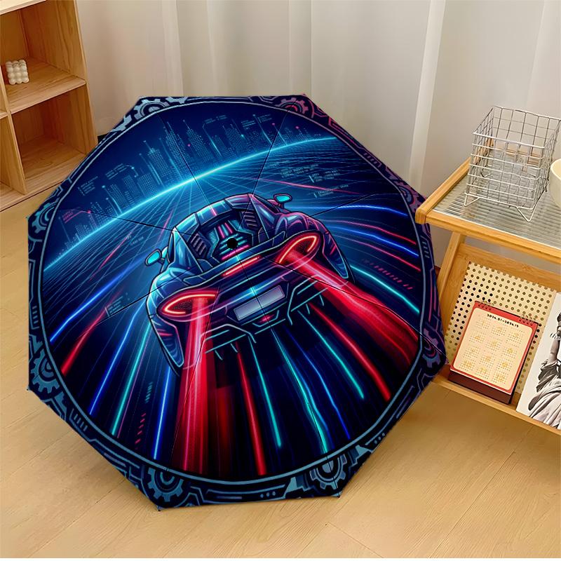 

Extreme Monster Trucks Printed umbrella windproof folding umbrella portable sun and rain umbrella suitable for gifting