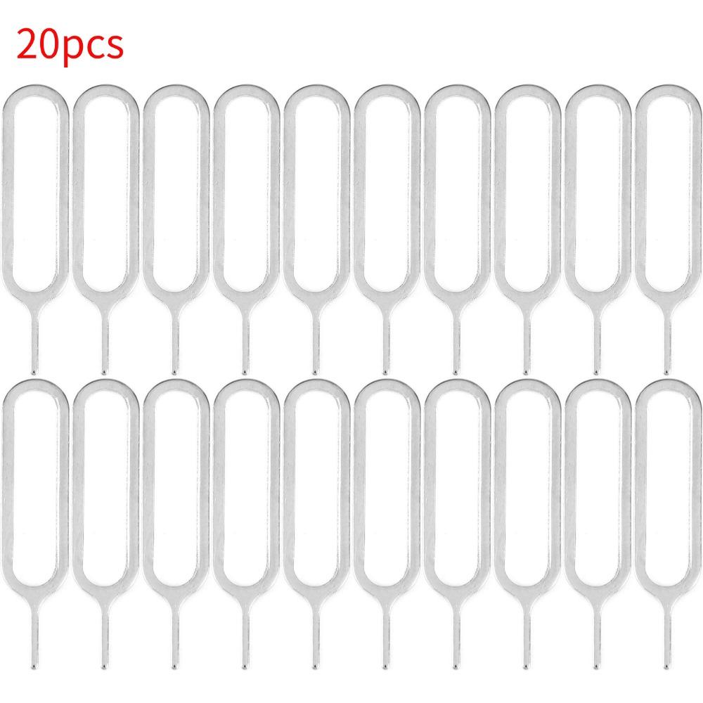 SIM Card Key Tray Eject Pin Portable Removal Tool Accessories for IPhone Samsung Xiaomi Sim Card Opener Remover Needle 1-50pcs