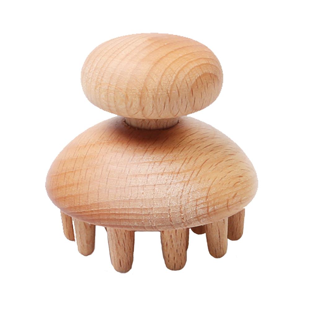 1Pcs Wood Massage Circulation Brush For Cellulite And Improved Lymphatic Drainage Shower Bathe Massager Spa Skin Brush