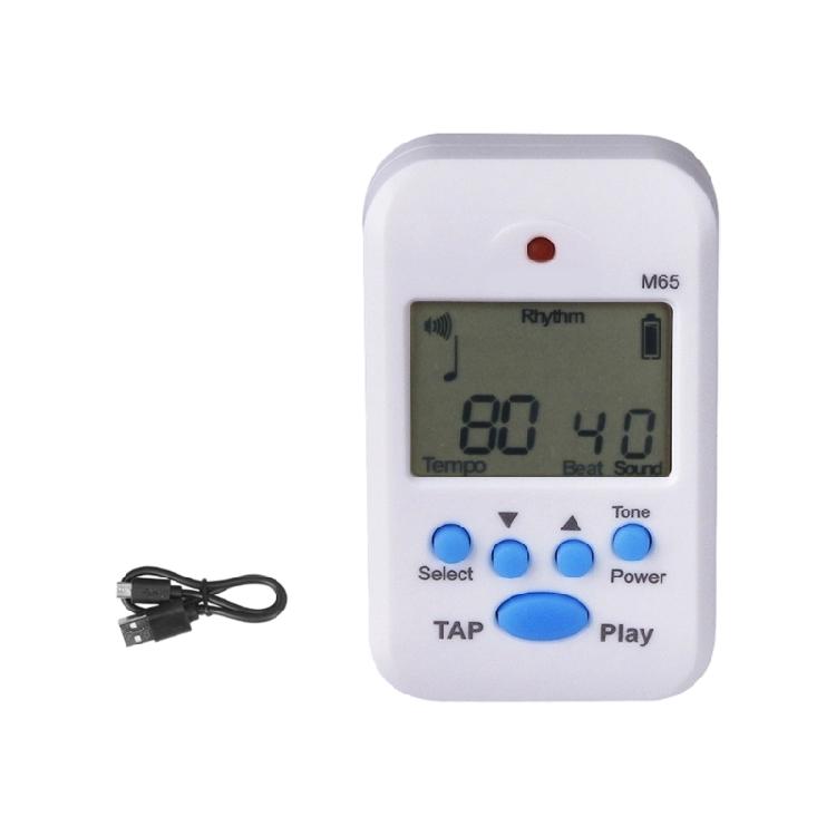 Small Electronic Metronome Professional Clip on LCD Digital Rhythm Metronome for Skipping Rope and Running Exercises