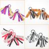2Pcs Softball Hair Ties for Girls with Colorful Ribbon and Streamer Elastics Scrunchies Hair Accesories Ponytail Holder