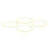 4PCS Wheel Rim Protector Scratch Resistant 20 Inch ABS Car Rim Guard Ring Exterior Decorative Access