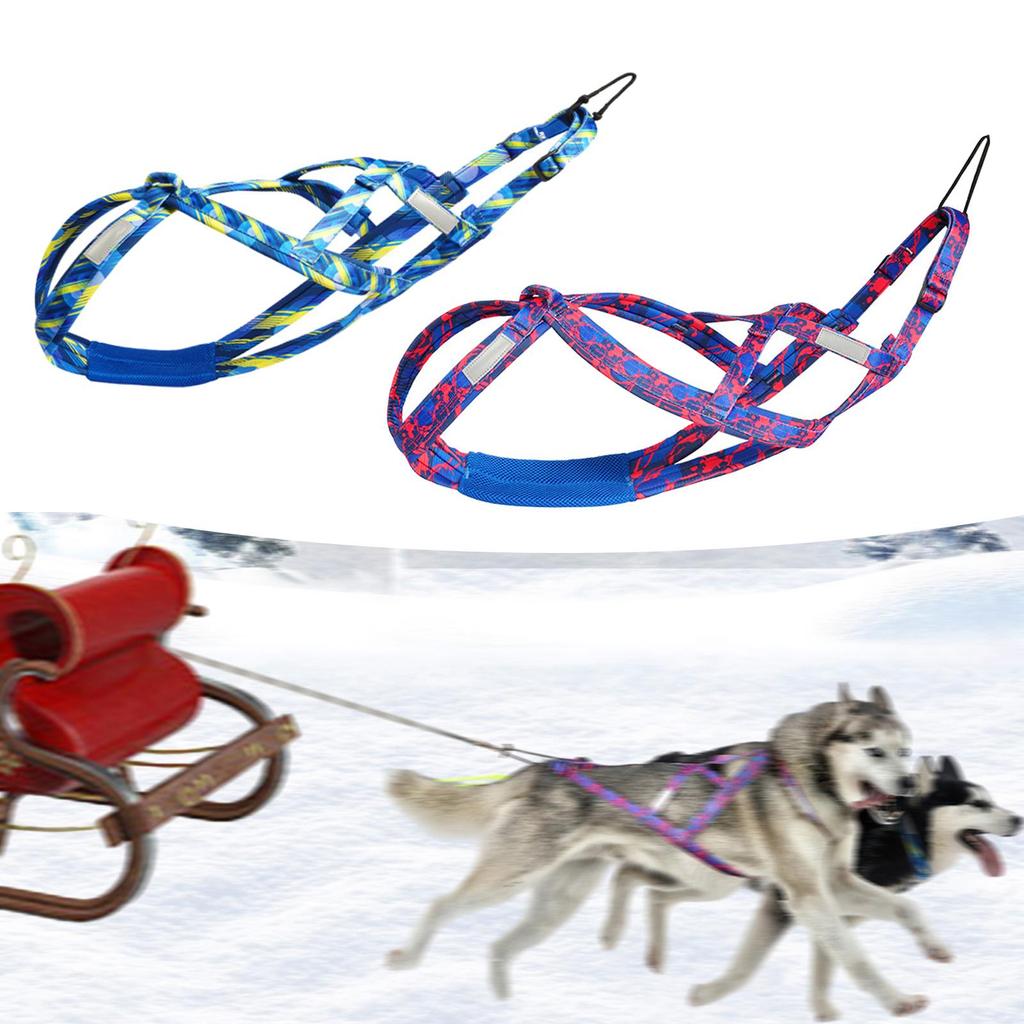 Dog Mushing Harness for Medium Large Dogs Work Out Pulling Harness