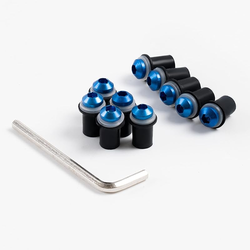 Bolt Kit Screws Nuts Washers Clips Windscreen Bolts For Triumph Daytona 675 2006-2013 Daytona 600-650 Windshield Bolt Windscreen Bolts Screws Kits