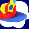 Cappello da Mago Cappello da Clown Arcobaleno Divertente Cappello a Cilindro da Clown per Natale Halloween Cosplay Festa Oggetti di Scena Costume da Clown Regali