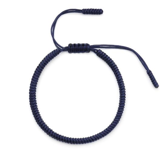Unisex Bracelet Solid Color Handmade Rope Braided Lucky Bangle Jewelry for Party