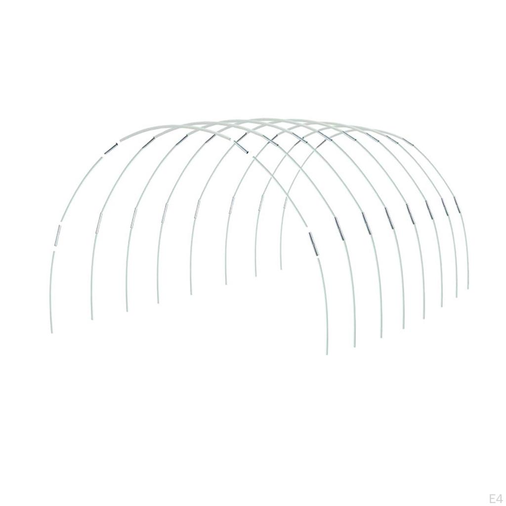Flexible Plant Support Hoops for Garden Beds - Easy Installation and Versatile Design