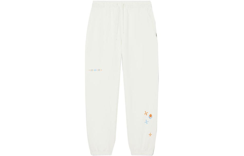 Женские вязаные спортивные штаны Li Ning цвета слоновой кости AKLT676-4 XL