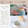 KATAZUKE Foam Soap Mino Ware Dispenser with Wooden Coaster 300ml Foam Mino Made In Japan Soap Dispenser Foam Ceramic Bathroom (Ivory)