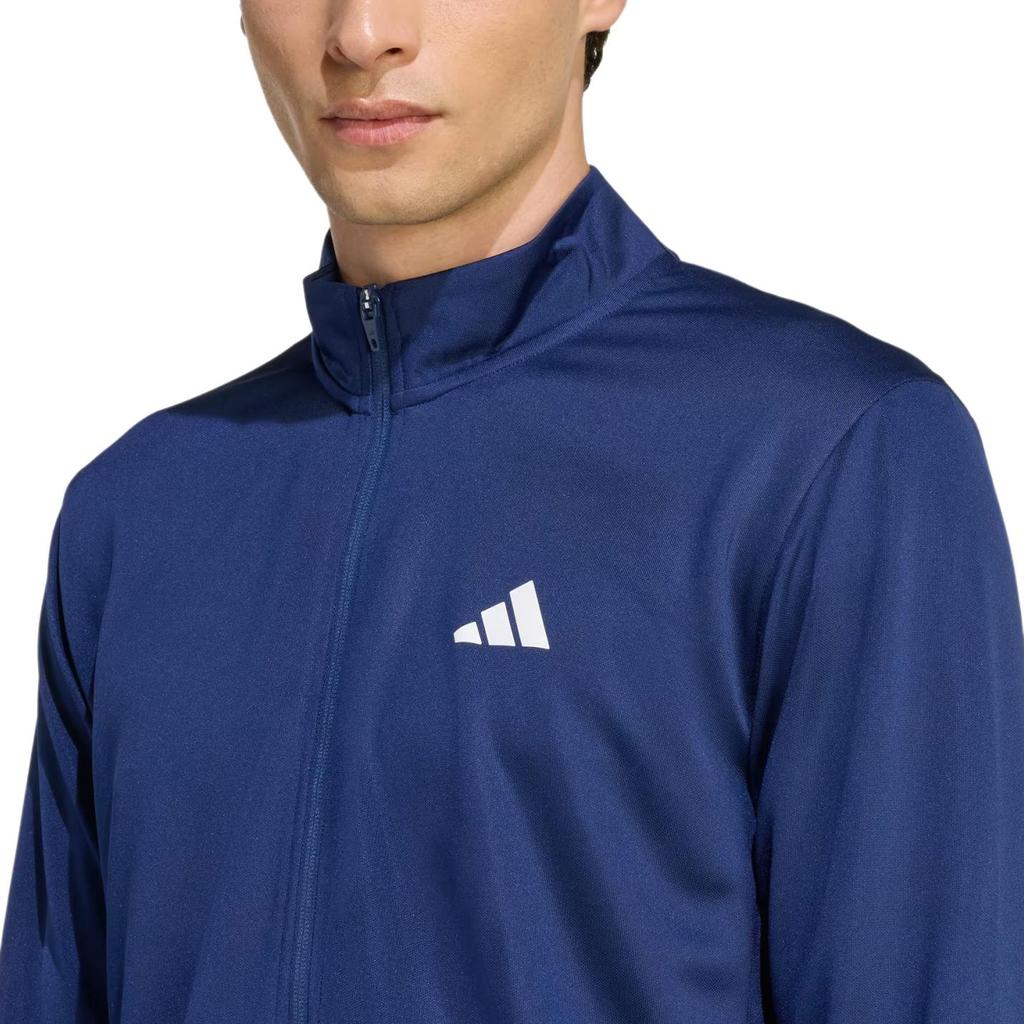 Adidas Essentials Climacool Moisture-Wicking Comfortable Striped Knit Sports Jacket Men Jackets KC8151