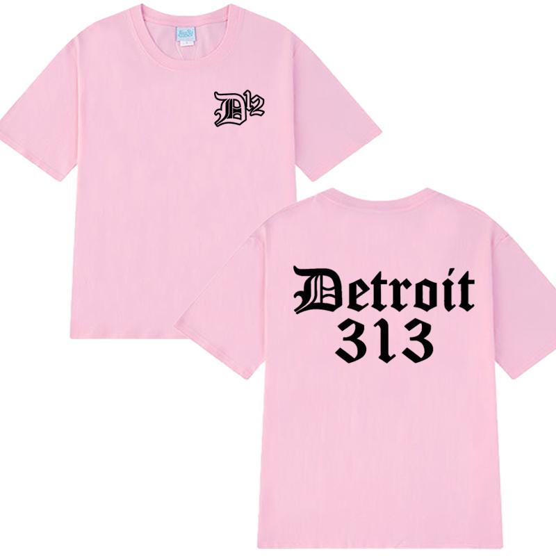 Rock Music D12 Hip Hop Double Sided Printed T Shirts Unisex Oversized 100% Cotton Short Sleeve T-shirt Men Women Vintage Tops