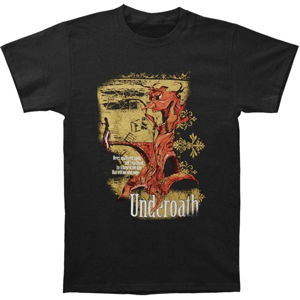 

Men s Underoath Never Again T-shirt Black L