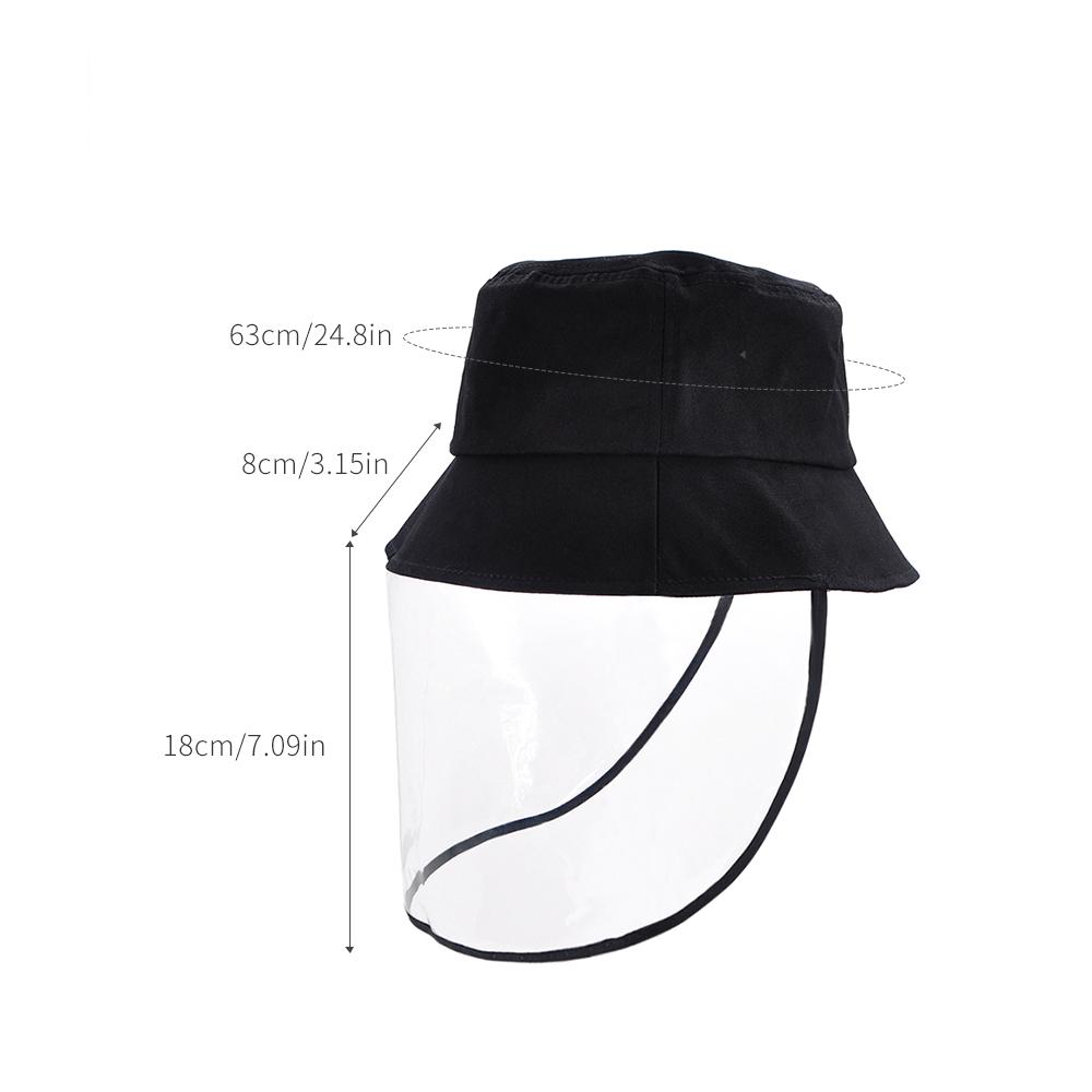 Buy Bucket Cap TPU Face Shield Clear 