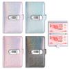 Compact PU Leather Budget Saving Binder with Secure Password Lock Feature