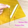 15in x 47in Multiple Colour Window Film Solar Tint Glass Door Home Glass Decor SelfAdhesive Transparent UV Protector Sticker DIY