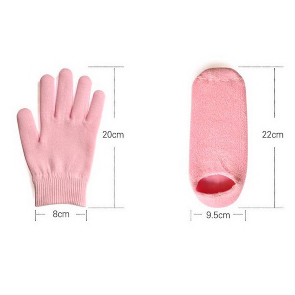 SPA Gel Socks Essential Oil Gloves Moisturizing Whitening Beauty Hand Foot Care Silicone Socks