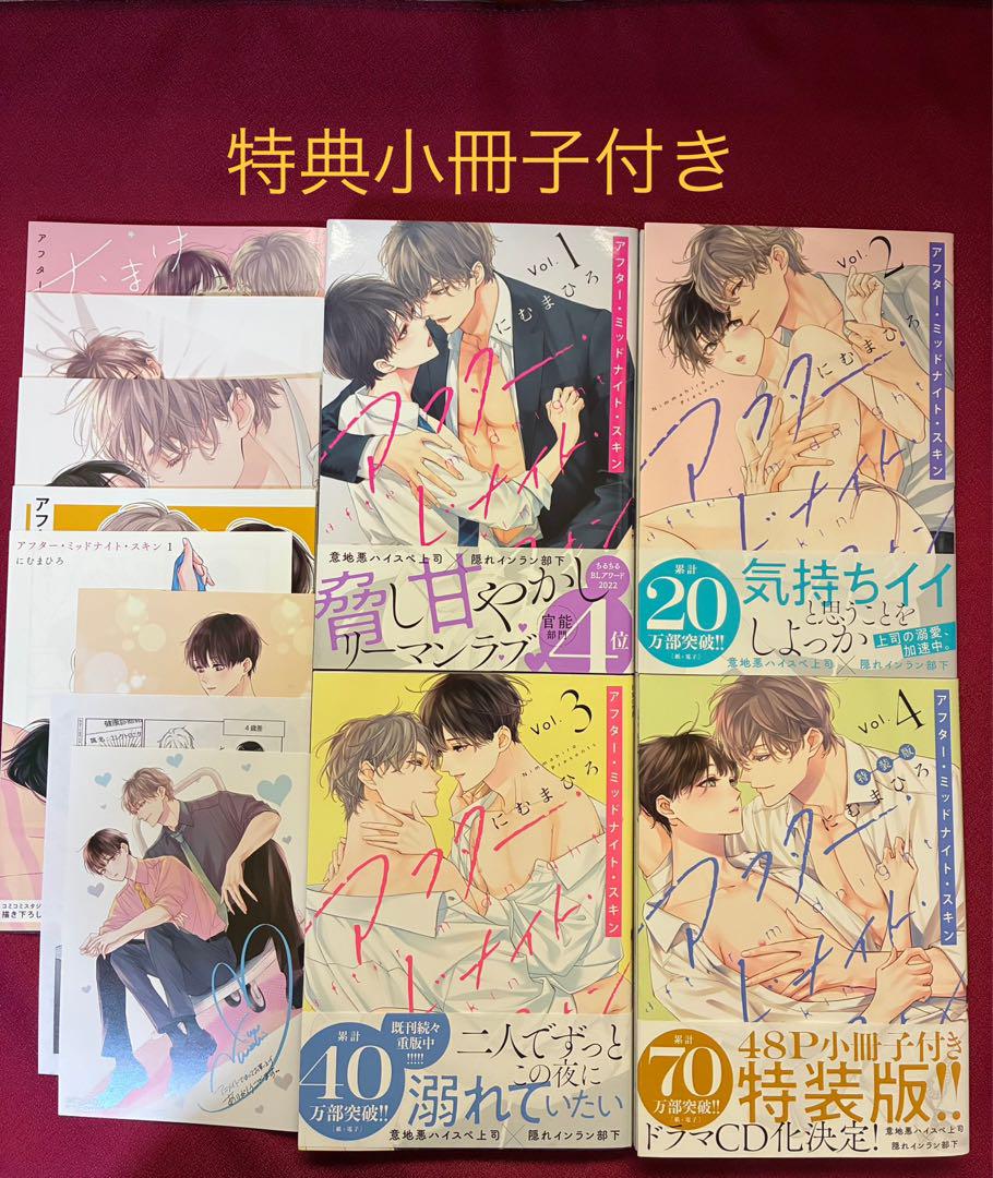 

[USED] After Midnight Skin Volumes 1-4 by Nimuma Hiro with bonus booklet