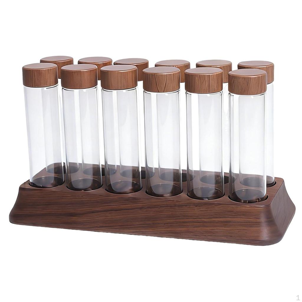 Coffee Bean Storage Tube Organization Single Dose Sealed Lid Jar for Retail Countertop Bar