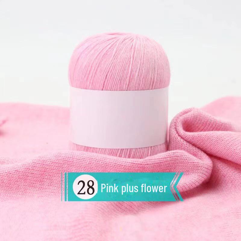 Hand-woven Cashmere Yarn - 3 Ply Soft Wool for Sweaters - Spot Processed Ball of Yarn