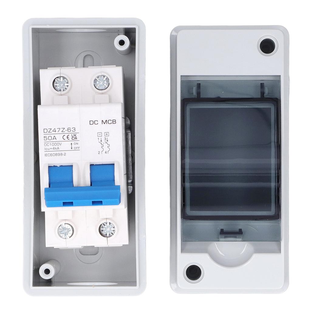 DC Mini Circuit Breaker with Distribution Box IP65 4000A Icu Waterproof DC Disconnect Switch DC1000V