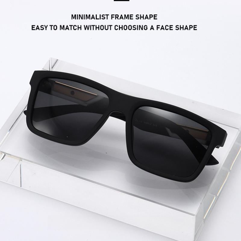 Fashionable Square-framed Polarized Sunglasses Comfortable Luxury Camping Driving Travel Beach Ultraviolet-proof Glasses