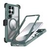 Three Anti-magnetic Mobile Phone Case for Samsung S26Ultra Bracket Protective Case A37 Anti-drop S25 All-inclusive 24