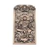 Bronze Taoist Peace Pendant: True Martial Emperor Xuan Tian, Heavenly Blessings & Five Thunder Command Keychain
