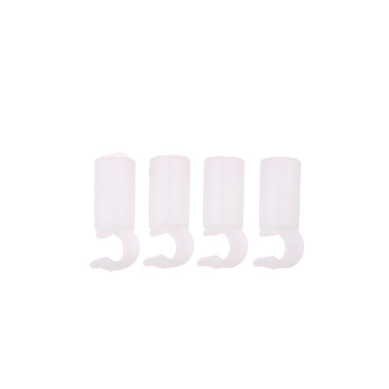 4Pcs Garden Plant Bracket Fixing Joint Mosquito Net Pole Buckle Grip Bed Curtain Cross Bar Hook Wardrobe Tent Fitting
