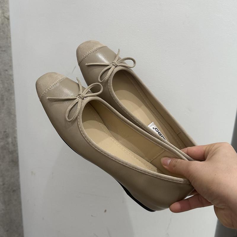 Fashion SUOJIALUN 2025 Spring New Brand Women Flat Shoes Fashion Candy Color Ladies Elegant Boat Shoes Soft Flat Heel Slip On Ballerinas