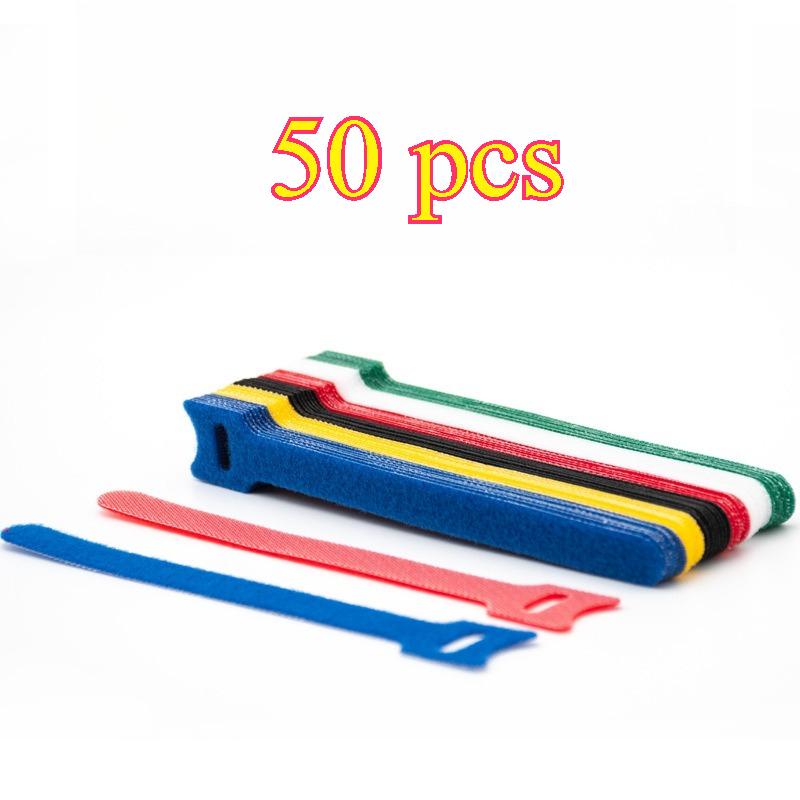 50-100pcs Cable Organizer Cable Management Cable Winder Tape Protector for wire Ties Phone Accessories organizador cables