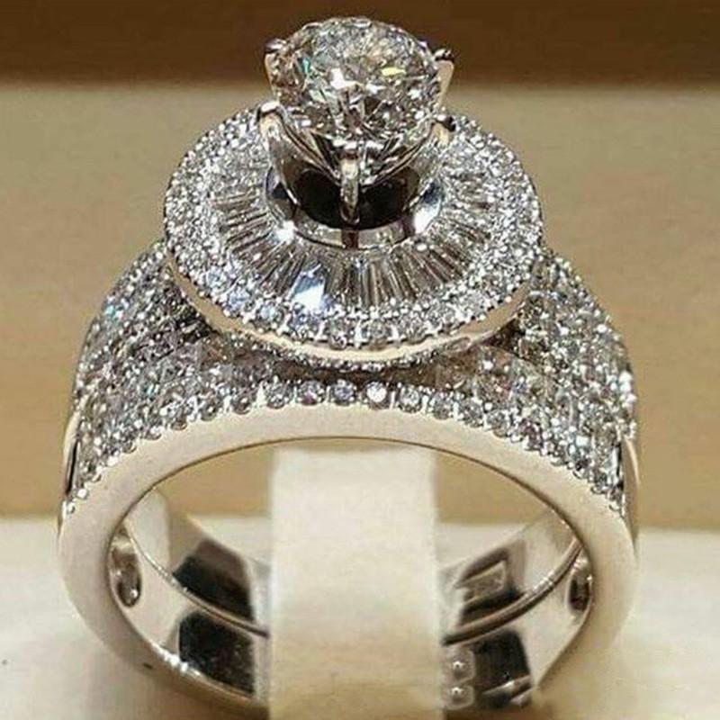 Viya Jewelry Couple Set Ring Jewelry Ladies Engagement Ring