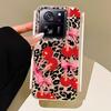 Leopard Cherry Fruit Vortex Texture Phone Case for Xiaomi 13T 14T 11 Lite Poco X5 M6 Pro X6 X3 Pro NFC C75 C71 C65 C61 M5S Cover
