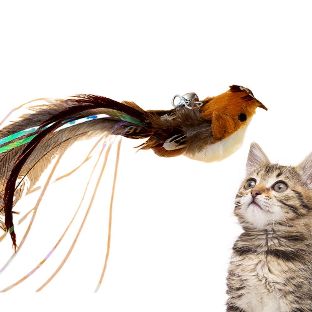 Katzen Spielzeug Federn Nachfüllung Interaktiver Katzen Reißer Nachfüllungen Aufsätze Multifunktionales Interaktives Katzen Spielzeug Für Zuhause Draußen