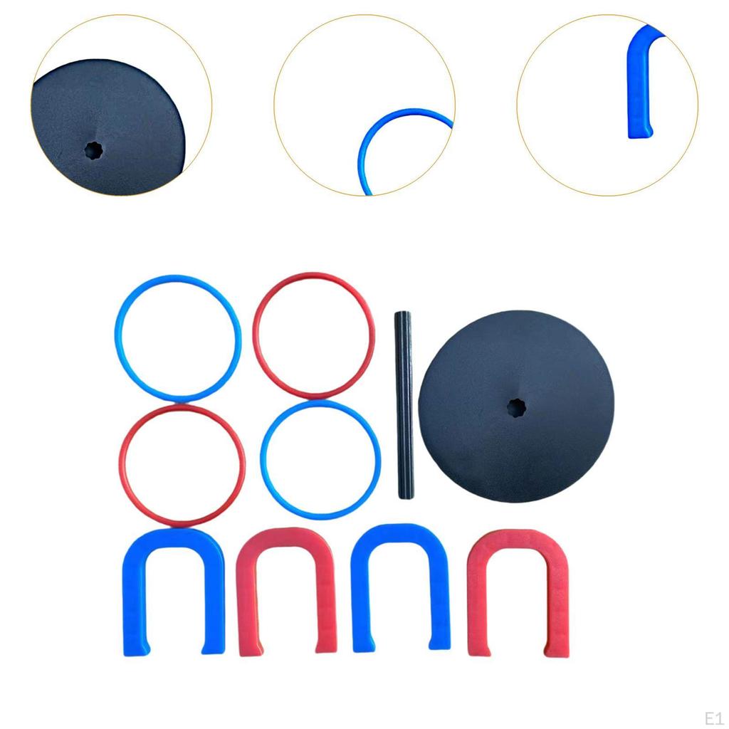 Game Set Outdoor Yard with S Rings Lightweight Fun Activity for Family Camping