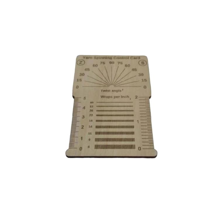 Wood Crochet Yarns Knitting Gauge Knitting Needle Measuring Tool