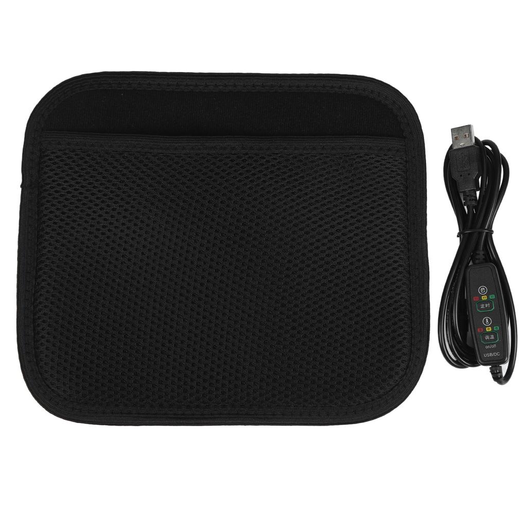 Heated Waist Pad Multi Purpose Adjustable Three Levels Timed Heating DC Port Electric Waist Pad for Home