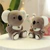 Adorable Plush Koala Toy Sitting Pose Cuddly Cartoon Doll Girls Kid Holiday Gift