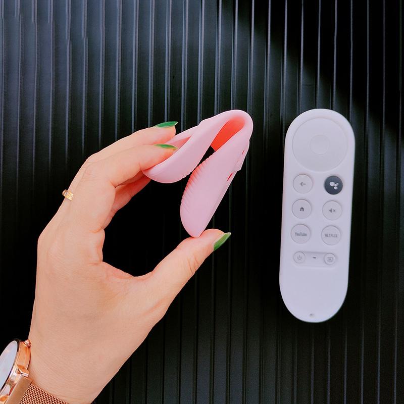 Soft Silicone Case For 2020 Google Chromecast 4K Snow Remote Protective Cover Shell Non-Slip For Chromecast Smart Tv Remote