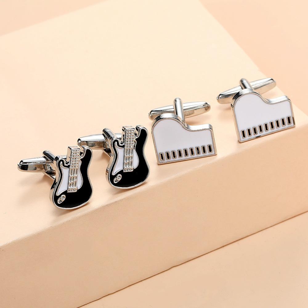 Treble Clef Music Note Sleeve Button Piano Music Instrument Series Cufflinks  Concert Accessories
