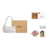 Coach Teri 25 Brand Micro Logo Detachable Shoulder Strap Faux Leather Crossbody Bag Medium Women Bags Chalk-White CV933-IMXU5