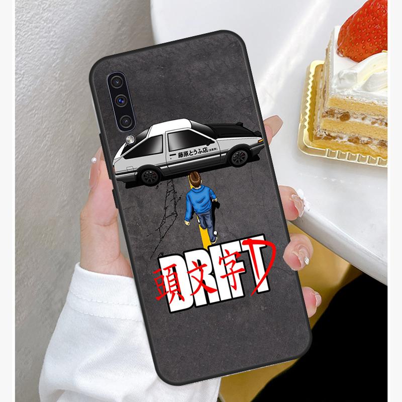 Initial D Car Case For Samsung A12 A32 A42 A52 A72 A52S A03S A21S A11 A31 A51 A71 A10 A50 A70 Full Cover