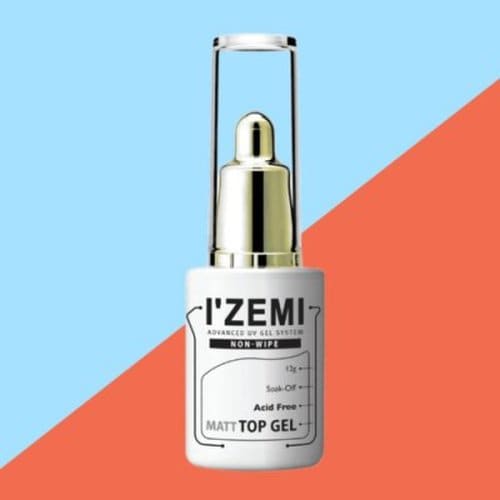 

I ZEMI Nail Polish Non Wipe Matte Top Gel