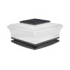 Solar Post Cap Light Waterproof Square 3000K Warm White for Villa